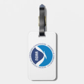 Nationale Ozean- und Atmosphärische Gepäckmarke Gepäckanhänger (Rückseite vertikal)