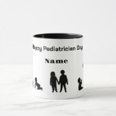 Nationale Pädiatrische Tageszeitungen Silhouette T Tasse (Zentrum)