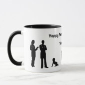 Nationale Pädiatrische Tageszeitungen Silhouette T Tasse (Links)