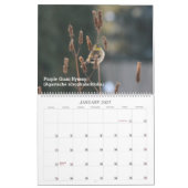 Nationale Pflanze durch die Saison Kalender (Jan 2027)