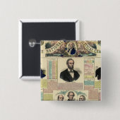 Nationale politische Übersicht Button (Vorne & Hinten)