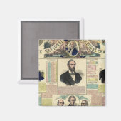 Nationale politische Übersicht Magnet (Vorderseite/Rückseite)