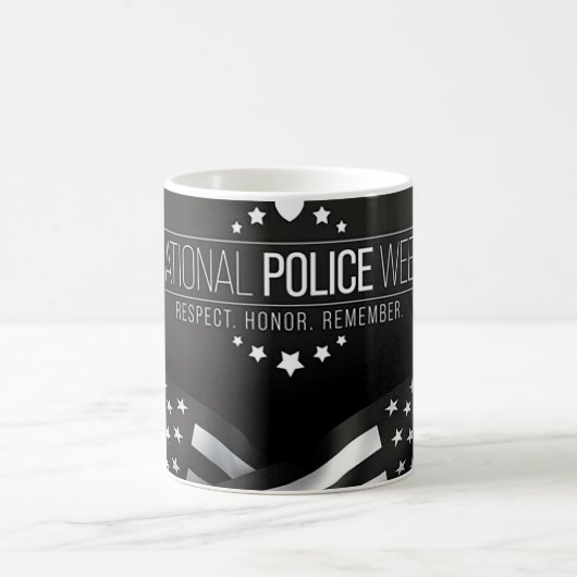 Nationale Polizeiwoche Kaffeetasse (Mittel)