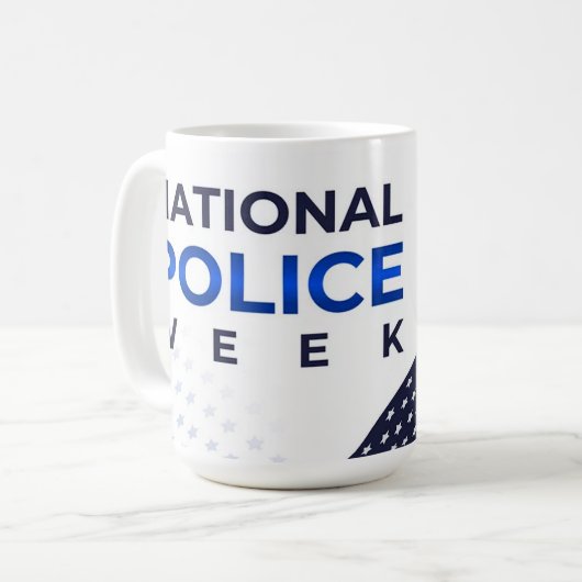 Nationale Polizeiwoche Kaffeetasse (Vorderseite Links)