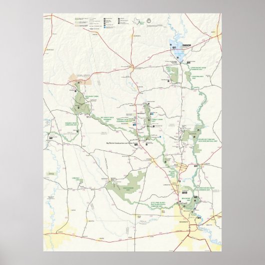 Nationale Reserve für große Datenmengen Poster (Vorne)