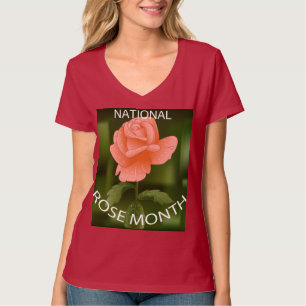 Nationale Rose Monat Shirt