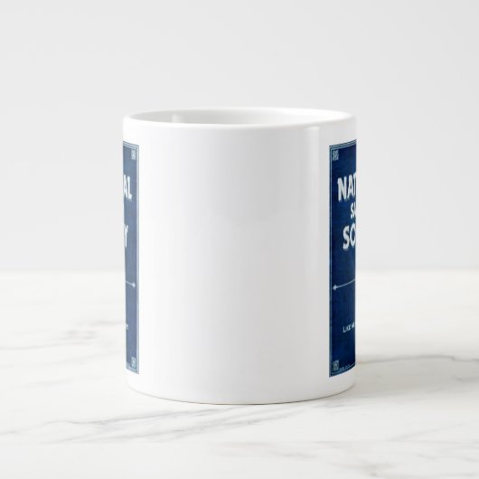 Nationale Sarcasm-Gesellschaft Jumbo-Tasse (Vorderseite)