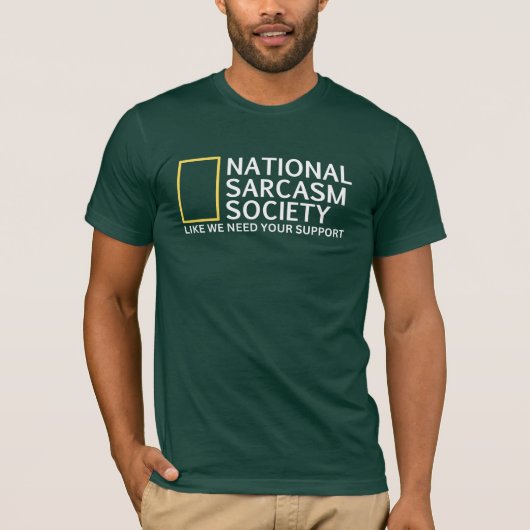 NATIONALE SARKASMGESELLSCHAFT T-Shirt (Vorderseite)