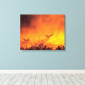 Nationale Schutzhütte Bosque del Apache, NM Leinwanddruck (Insitu (Holzboden))