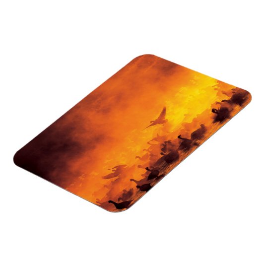 Nationale Schutzhütte Bosque del Apache, NM Magnet (Linke Seite)