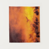 Nationale Schutzhütte Bosque del Apache, NM Wandteppich (Vorderseite)