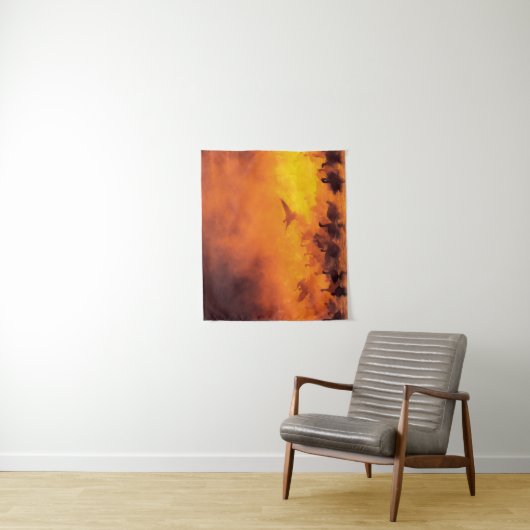 Nationale Schutzhütte Bosque del Apache, NM Wandteppich (Beispiel)