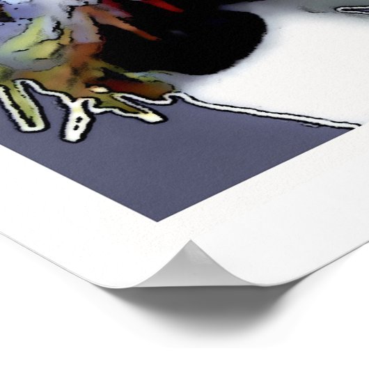 Nationale Tänzer ~ Poster (Ecke)