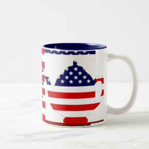 Nationale Tee-Party-Tasse 2009 Zweifarbige Tasse
