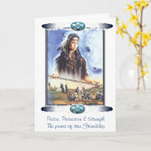 Nationale Totem-Karten: Freundschaft Karte (Gelbe Blume)