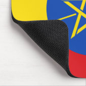 Nationale Weltflagge Äthiopiens Mousepad (Ecke)