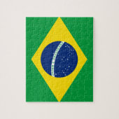 Nationale Weltflagge Brasiliens Puzzle (Vertikal)