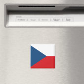 Nationale Weltflagge der Tschechischen Republik Magnet (In Situ (Geschirrspüler))