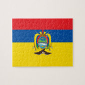 Nationale Weltflagge Ecuadors Puzzle (Horizontal)