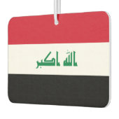 Nationale Weltflagge im Irak Autolufterfrischer (Links)