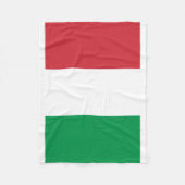 Nationale Weltflagge Italiens Fleecedecke (Vorderseite)