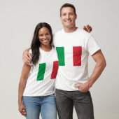 Nationale Weltflagge Italiens T-Shirt (Unisex)