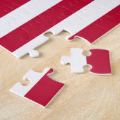 Nationale Weltflagge Liberias Puzzle (Seite)