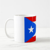 Nationale Weltflagge Puertos Rico Kaffeetasse (Links)