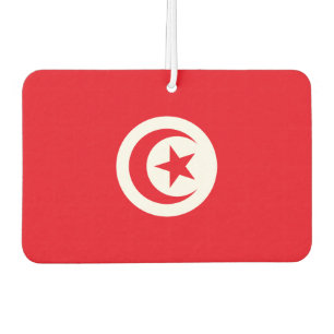 Nationale Weltflagge Tunesiens Autolufterfrischer