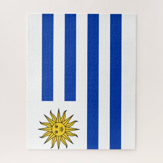 Nationale Weltflagge Uruguays Puzzle (Vertikal)