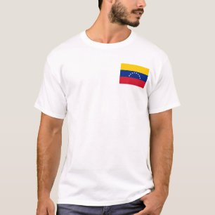 Nationale Weltflagge Venezuelas T-Shirt