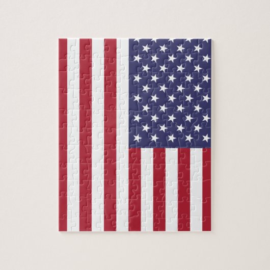 Nationale Weltflagge Vereinigter Staaten Puzzle (Vertikal)
