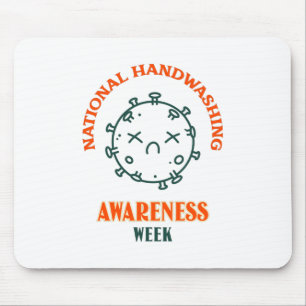 Nationale Woche des Händewaschens Mousepad