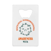 Nationale Woche zur Sensibilisierung für Handwasch Geldbeutel Flaschenöffner (Rückseite)