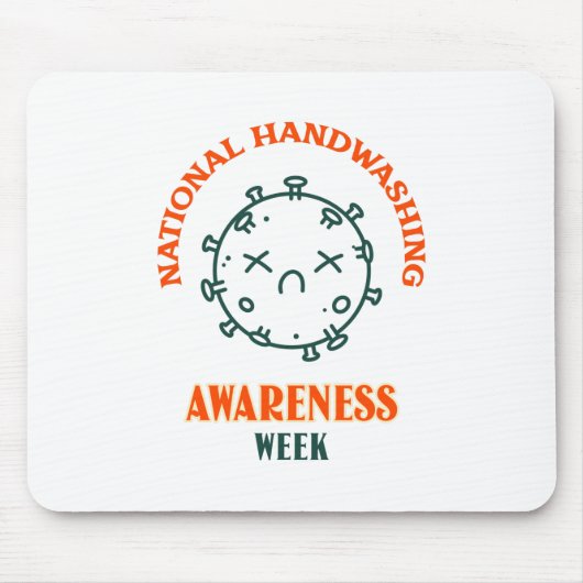 Nationale Woche zur Sensibilisierung für Handwasch Mousepad (Vorne)