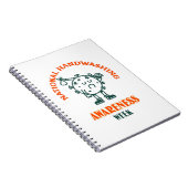 Nationale Woche zur Sensibilisierung für Handwasch Notizblock (Rechte Seite)