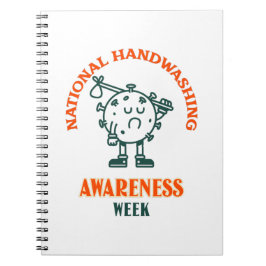 Nationale Woche zur Sensibilisierung für Handwasch Notizblock
