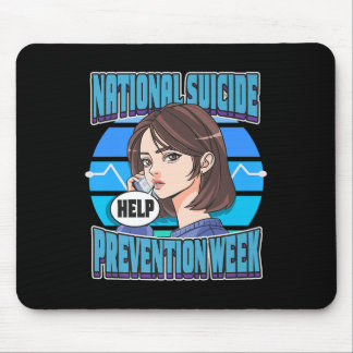 Nationale Woche zur Suizidprävention Unterstützung Mousepad