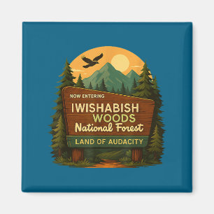 Nationale Zitate Wälder Forst Iwishabish Land Humo Magnet