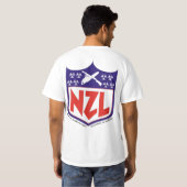Nationale Zombie-Liga T-Shirt (Schwarz voll)