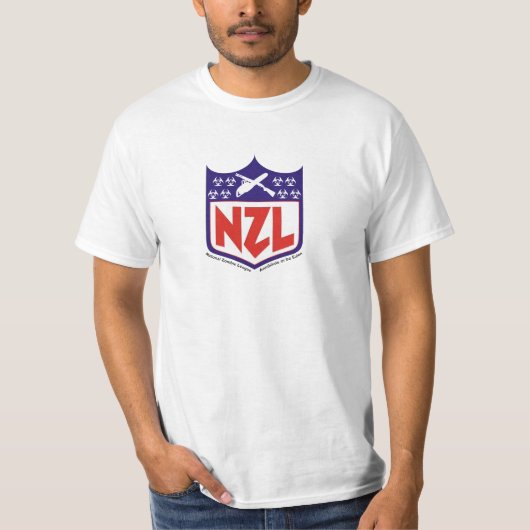 Nationale Zombie-Liga T-Shirt (Vorderseite)