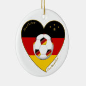 Nationalelf von DEUTSCHLAND FUSSBALL, 2014 Flagge Keramikornament (Rechts)