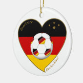 Nationalelf von DEUTSCHLAND FUSSBALL, 2014 Flagge Keramikornament (Links)