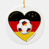 Nationalelf von DEUTSCHLAND FUSSBALL, 2014 Flagge Keramikornament (Hinten)