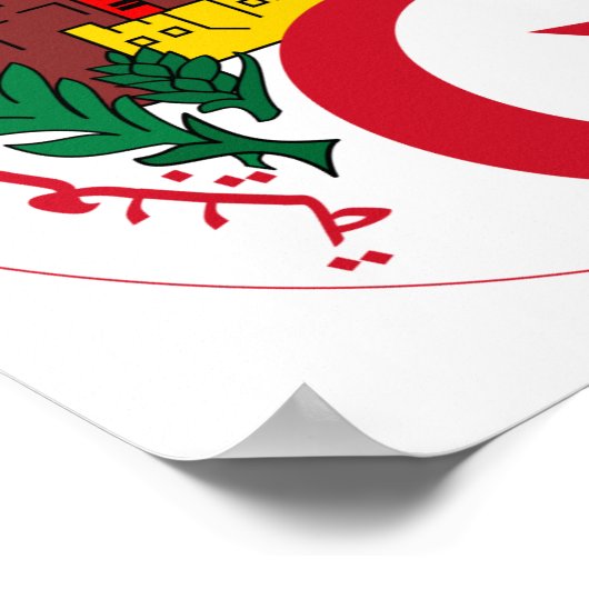 NationalEmblem Algeriens Poster (Ecke)