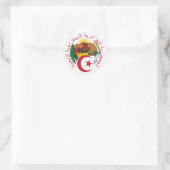 NationalEmblem Algeriens Runder Aufkleber (Tasche)
