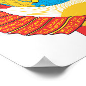 Nationalemblem der UdSSR Poster (Ecke)
