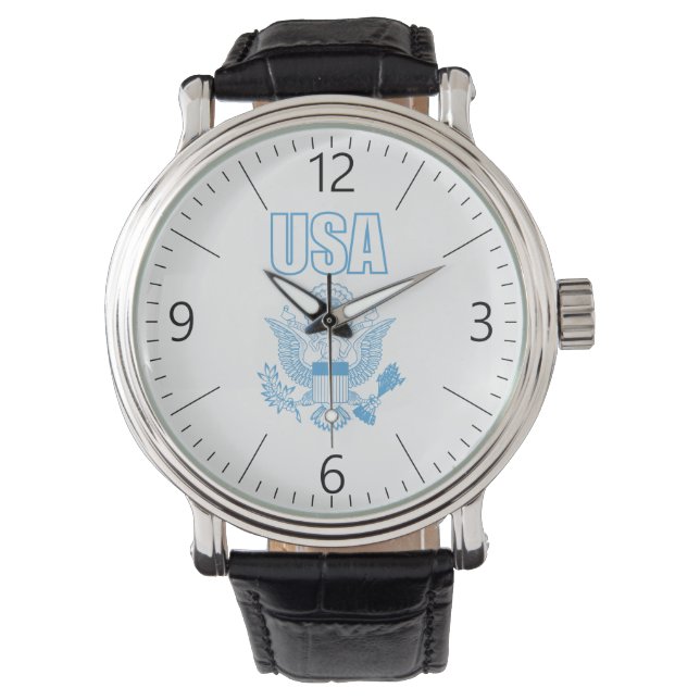 Nationalemblem der USA Armbanduhr (Vorderseite)