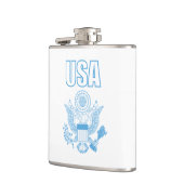 Nationalemblem der USA Flachmann (Links)