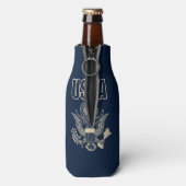 Nationalemblem der USA Flaschenkühler (Flasche Rückseite)